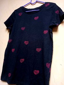 Heart Print T-shirt