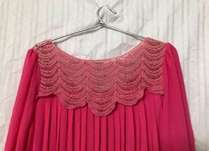 Pink Long Sleeve Dress