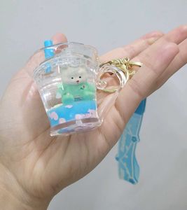 Cute Bear Keychain Gel Based