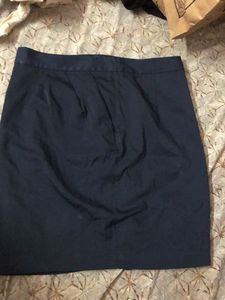 Formal Van Huesen Navy Blue Skirt (new)