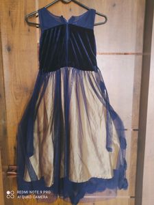 Velvet and Net Frock