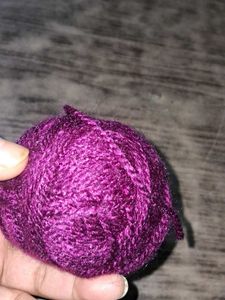 Purple Yarn Ball Wait 35 Gram