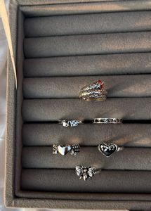 goth Silver Rings