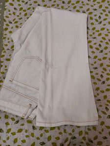 Off White Bootcut Jeans For Women