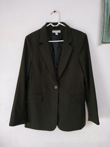 H&amp;m Olive Green Blazer