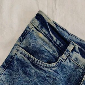 mini denim skirt