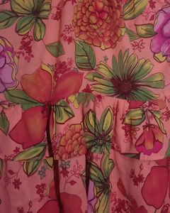 Floral Cut Sleeves Top