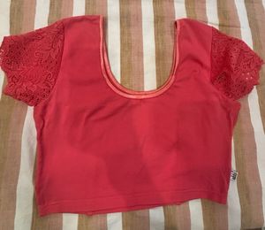 Gold &amp; Peach Coloured Blouses - Free Sizes