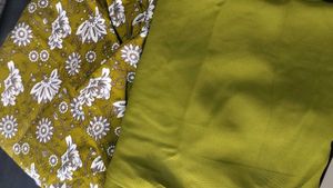 Green Floral Kurta