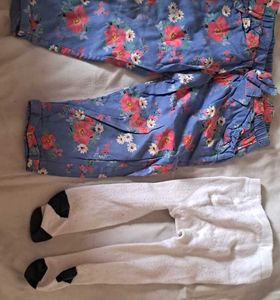 combo of pant,legging and frock