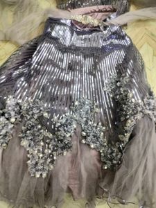 &#34;Beautiful Lavender Colour Lengha 💜 #lengha