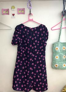 Tokyo Talkies Bodycon Dress With Puff Sleeves