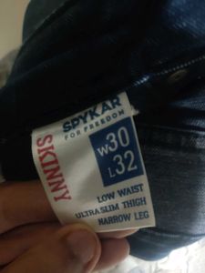 Spykar Branded Skinny Jeans Waist 30 (Men)