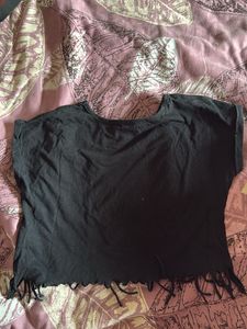 Black Westside Crop top