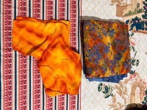 Beautiful Orange Saree