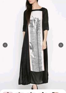 Elegant Black Sequenced Wishful Kurta