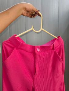 Pink Casual Pants