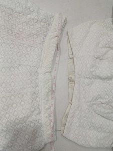 Tailored White Chikankari Lehenga Choli