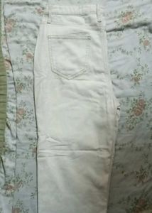 Off-White Straight Leg Jeans
