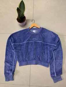 Blue Velvet Sweatshirt