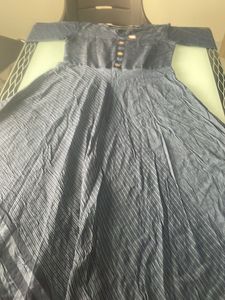 Blue Anarkali Kurta