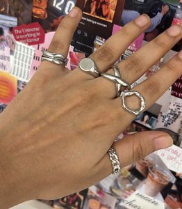 Premium Silver Rings (set Of 10)💗
