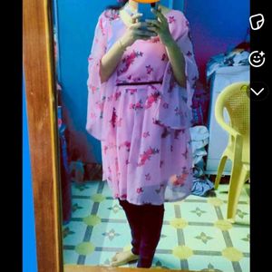 Pink Floral Top