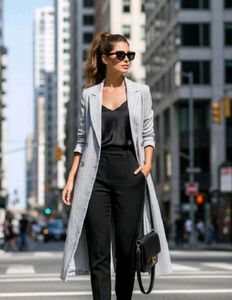 classic grey long overcoat - last piece 🩷