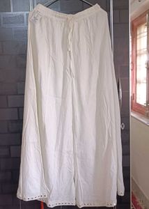 Off-white Plazzo Free Size New