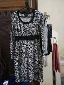 Striped Sparkle Mini Dress