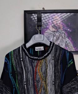 Knit Sweater Coogi Style