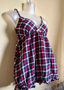 🎁Buy 2 Get 1 Free🎁 Plaid Cami Top Size S/M