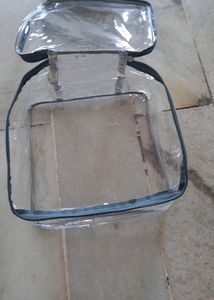 New ...Transperant Pouch .... Utility Box ....best Quality Plastic .....very Useful ...