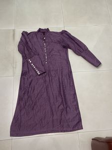Purple Shiny Kurti