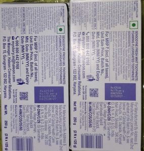 Sensodyne Toothpaste Set Of 4 250g Each