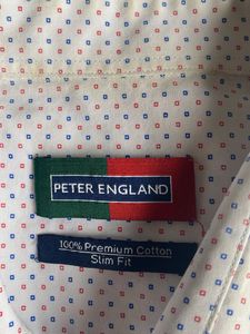 Peter England Patterned Dress Shirt