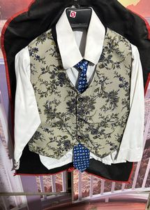 3 To 5 Years Boys Wedding Wear Coat Pant |