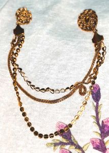 Saree Blouse Necklace with Chains