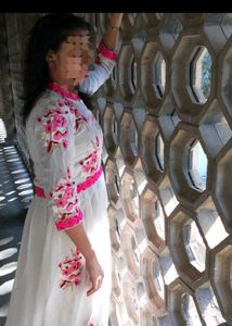 Pink Floral Gown