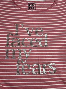 Pink Striped t-Shirt