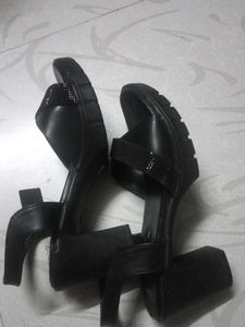 Black Party Wear Heels Like New