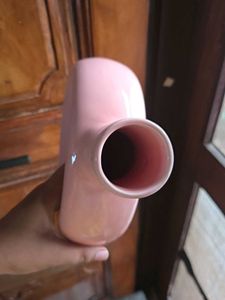Pink Donut Vase Pure Ceramic