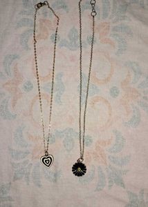 Two pendants and a choker