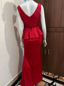 Red Ethnic Gown