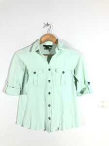 Sea Green Casual Shirt(Women’s)