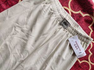 Wide Leg Beige Pants