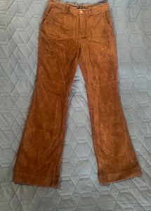 Brown Flared Pants