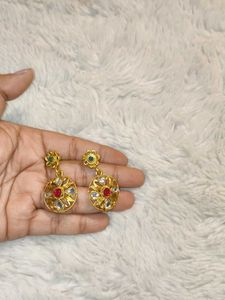 Elegant Gold Tone Earrings