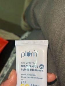 Plum Rice Water Sunscreen SPF 50