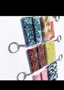 Boho Floral Diary keychain